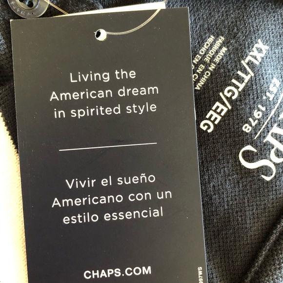 CHAPS Womens Sleeveless Polo Shirt Size XXL Navy & White New - Picture 5 of 8